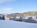 Base Area lodge at Shawnee Mountain Ski Area   View from the Greehouse Slop