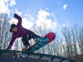 Thomas on the c box in the Bushkill Terrain Park   Shawnee Mountain Ski Area   2