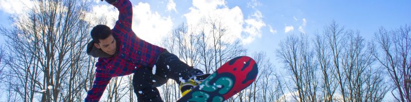 Thomas on the c box in the Bushkill Terrain Park   Shawnee Mountain Ski Area   2